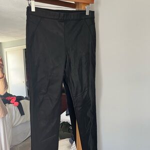 Free People Charcoal Dress Pants with High Waistband and Slim Fit